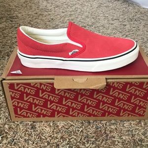 Red Suede Vans